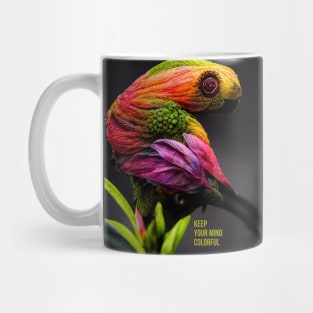 Keep your mind colorful - parrot-chameleon from your fantasy Mug